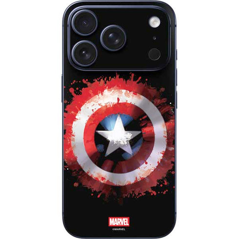 Marvel Captain America Star Shield iPhone 17 Pro Skin